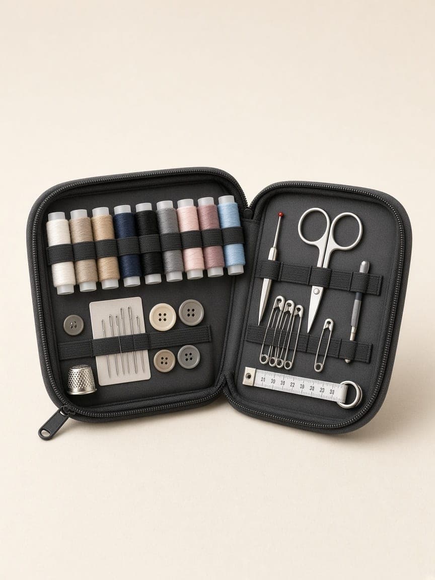 Kit de costura de viagem 12 peças